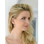 Mariell Rose Gold Wedding Earrings with Pearl Drops and Marquis CZ