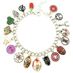 Doctor Strang Loki Thor hulk black widw spideman vengers Captain Americ Superhero Black Panthe Winter Soldie Bracelet Gifts for Women girl