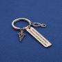BAUNA Home Health Aide Gifts Home Health Aide Making a Difference one Patient at a Time Stethoscope Keychain Appreciation Gift for Nursing Doctor