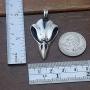 Crow Raven Skull Gothic Magic Spirit Bellatrix Lestrange Vintage Halloween Jewelry Wiccan Wicca Pagan Magic Wizard Mens Pendant Necklace Protection Amulet Wealth Money Charm Safe Travel Talisman