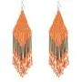 Luluping Long Beaded Tassel Earrings – Large Bohemian Native Statement Bead Dangle Earrings for Women, Big Boho Statement Handmade Beaded Drop Fringe Earrings Luluping Long Beaded Tassel Earrings – Large Bohemian Native Statement Bead Dangle Earrings for Women, Big Boho Statement Handmade Beaded Drop Fringe Earrings