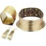 Aijian African Jewelry Statement Chokers Egypt Gold Tone Choker Chunky Leather Collar Necklace/African Choker Punk Necklace Gothic (c-1 Set (Gold)) Aijian African Jewelry Statement Chokers Egypt Gold Tone Choker Chunky Leather Collar Necklace/African Choker Punk Necklace Gothic (c-1 Set (Gold))