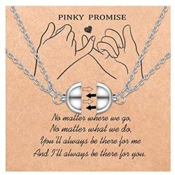 Lanqueen Magnetic Couples Necklaces Mutual Attraction Matching Jewelry Gifts for Women Men Boyfriend Girlfriend Best Friend