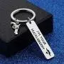 WUSUANED Tombstone Movie Quote Keychain Im Your Huckleberry Western Movie Jewelry Gift for Movie Fan