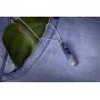 Rare Charoite Crystal Pendant Necklace – For Comfort Endurance Courage Support Loneliness Alienation Fear Compulsions - Authentic Stone on Adjustable Length Cord - Real Gemstone Chakra Healing Charm