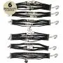 Asnymine one Set of 6 Leather Black Lives Matter wrap Jewelry Bracelets for Men Women and Kids with Love Pendant Asnymine one Set of 6 Leather Black Lives Matter wrap Jewelry Bracelets for Men Women and Kids with Love Pendant