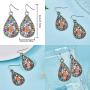 4 Pair Bohemian Vintage Earrings Dangle Drop Earring Jewelry Accessories for Women Girl Supplies