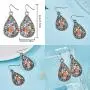 4 Pair Bohemian Vintage Earrings Dangle Drop Earring Jewelry Accessories for Women Girl Supplies 4 Pair Bohemian Vintage Earrings Dangle Drop Earring Jewelry Accessories for Women Girl Supplies