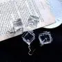 Creative Transparent Ice Cubes Dangle Earrings Acrylic Irregular Simple Funny Hot Summer Jewelry for Women Girls Creative Transparent Ice Cubes Dangle Earrings Acrylic Irregular Simple Funny Hot Summer Jewelry for Women Girls