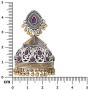 Aheli Tribal Muse Collection Antique Oxidized Indian Jhumki Earrings for Women Wedding Traditional Ethnic Fashion Jewelry