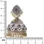 Aheli Tribal Muse Collection Antique Oxidized Indian Jhumki Earrings for Women Wedding Traditional Ethnic Fashion Jewelry
