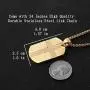 HZMAN Isaiah 41:10 Jewelry, Stainless Steel Cross Dog Tag Pendant Necklace Strength Bible Verse HZMAN Isaiah 41:10 Jewelry, Stainless Steel Cross Dog Tag Pendant Necklace Strength Bible Verse