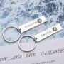 My Sun and Stars Moon of My Life Keychain Set Game of Thrones Jewelry Inspired Gift For Couples Keychain Set