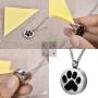 FCZDQ Cremation Jewelry Miss You Forever Birthstone Ashes Necklace Urn Pendant Memorial Keepsake