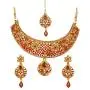 Bindhani Indian Jewellery Bridal Bridemaids Wedding Kundan Choker Gold Plated Bollywood Necklace Earrings Tikka Jewelry Set for Women Bindhani Indian Jewellery Bridal Bridemaids Wedding Kundan Choker Gold Plated Bollywood Necklace Earrings Tikka Jewelry Set for Women