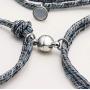 Personalized Magnetic Attract Couples Bracelets, Custom Rope Braided Mutual Magnetic Bracelets for Him and Her 2 PCS