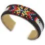 Handmade Beaded Indian Fashion Jewelry Black Red Butterfly Beaded Cuff Bracelet B53/8 Multi color Handmade Beaded Indian Fashion Jewelry Black Red Butterfly Beaded Cuff Bracelet B53/8 Multi color