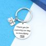 HN HNHB Thank You Capturing Our Day Beautifully Thank You Keychain Photographer Gift Wedding Jewelry Gifts