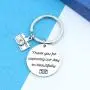 HN HNHB Thank You Capturing Our Day Beautifully Thank You Keychain Photographer Gift Wedding Jewelry Gifts