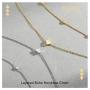 Haloty Boho Choker Necklace Short Love Pendant Necklaces Chain Jewelry for Women and Girls (Silver)