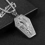 AsAlways Men and Women Egyptian Jewelry God Anubis Pyramid Pharaoh Queen Ankh Cross Pendant 18K Gold Plated Inlay CZ Necklace