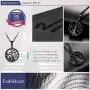 FaithHeart Cremation Urn Necklace, Women Men Stainless Steel/Gold Plated Memento Jewelry, Pet Ashes/Perfume/Pill Keepsake Waterproof Pendant Necklace for Memory- Customize Available