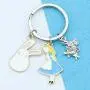 HN HNHB Disney Keychain Alice in Wonderland Gifts for Friend Sister Nice Alice Fans Halloween Thanksgiving Day Christmas Memorial Day Gift