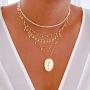Cowlyn Pearl Necklace Baroque Cultured Strands Short Dainty Choker Tiny Chain Delicate Handmade Vintage Christmas Valentine Gift Packaging Jewelry Women Girls