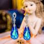 Kate Lynn Earrings for Women Mothers Day Gifts ✦Mermaid Tears✦ Teardrop Dangle Earrings Made with Crystals from Austria and Cubic Zirconia Jewelry Gifts for Her with Gift Box