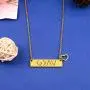 SUNSH God is Greater Than The Highs and Lows Pendant Necklaces for Women Teen Girls Coordinates Specific Bar Necklace Religious Best Friend Girlfriend Wife Mother Daughter Lover Jewelry Gifts Gold