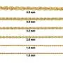 KoolJewelry Men Women 10k Yellow Gold 1.5MM 1.8MM 2.6MM 3.2MM 3.8MM 4.8MM Rope Chain Necklace 16-30 Inch KoolJewelry Men Women 10k Yellow Gold 1.5MM 1.8MM 2.6MM 3.2MM 3.8MM 4.8MM Rope Chain Necklace 16-30 Inch