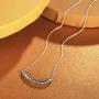 ESSIE ODILA Sweet 10th-25th Birthday Girls Necklace for Women Teenager 925 Sterling Silver Crystal Beads Necklace Jewelry Birthday Gift for Daughter Sister Niece