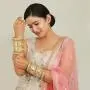 MUCH-MORE Latkan Ghungroo Style Colourful Metal Bangles Karva Chauth & Wedding Wear for Women & Girls