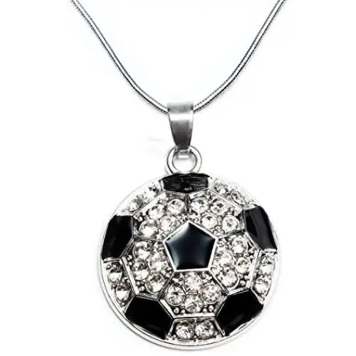 Godyce Football NFL Soccer Volleyball Basketball Softball Necklace Stainless Steel Chain - 20inch Adjust
