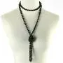 JNF Big Pearl Necklace for Women Faux Pearls Choker Bracelet and Earrings Pearl Jewelry Sets for Wedding