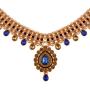 Efulgenz Indian Bollywood Crystal Rhinestone Gold Plated Choker Necklace Earring Maangtikka Statement Jewelry Set