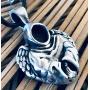 Trilogy Jewelry Pewter Grim Reaper Angel of Death Pendant on Leather Necklace
