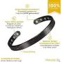 MagnetRX® Magnetic Bracelets for Men - Elegant Bangle for Arthritis Pain Relief, Carpal Tunnel, Circulation, Golf/Tennis Elbow, and Balance - Men’s Cuff Magnetic Therapy Bracelet (Black | Medium) MagnetRX® Magnetic Bracelets for Men - Elegant Bangle for Arthritis Pain Relief, Carpal Tunnel, Circulation, Golf/Tennis Elbow, and Balance - Men’s Cuff Magnetic Therapy Bracelet (Black | Medium)