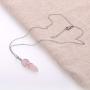 Paialco Jewelry Hand Wired Healing Crystal Point Chakra Pendant Necklace