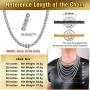 ChainsPro 3/6 mm Box/Wheat/Twist Rope Necklace, Replacement Chain for Pendant/Charm, 18-30 inches, 316L Stainless Steel/18K Gold Plated-Send Gift Box