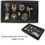 Avengers Infinite War Defeat Superhero Boxed Badge Iron Man Necklace Pendant Iron Man Singular Dr. Ago Moto Eye Amulet Jewelry (NO.5)