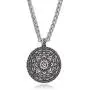 Hong Spiritual Necklace Tibet Mandala Pendant Necklace Geometry Amulet Religious Jewelry (Antique Silver) Hong Spiritual Necklace Tibet Mandala Pendant Necklace Geometry Amulet Religious Jewelry (Antique Silver)