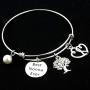 Kivosliviz Nonna Gifts Grandma Bracelet Nonna Jewelry Women Best Nonno Ever Nonna Bracelet