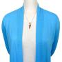 Turquoise & Gemstone Pendant Necklace in Sterling Silver 925