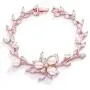 Mariell Luxury Blush Rose Gold Cubic Zirconia Crystal & Genuine Freshwater Pearl Wedding Bridal Bracelet Mariell Luxury Blush Rose Gold Cubic Zirconia Crystal & Genuine Freshwater Pearl Wedding Bridal Bracelet