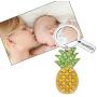 KUIYAI IVF Infertility Warrior Pineapple Keychain Infertility Mom Jewelry IVF Encouragement Gift for Women IVF Gift Inspirational Gift