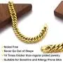 ChainsHouse Stainless Steel Franco Link Bracelet, 8mm/12mm/17mm Width, 7.5''/8.3''/9'', 18K Gold Plated Chain Wrist Bracelets for Men Women, Send Gift Box ChainsHouse Stainless Steel Franco Link Bracelet, 8mm/12mm/17mm Width, 7.5''/8.3''/9'', 18K Gold Plated Chain Wrist Bracelets for Men Women, Send Gift Box