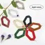 TUUXI 8 Pairs Faux Leather Earrings with Rubber Backs Lightweight Individually Wrapped Dangle Colorful 925 Silver Plated Double Sided Earrings for Women Girl Fashion Gift
