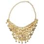BellyLady Belly Dance Gypsy Jewelry, Gold Necklace & Earrings, Gift Idea