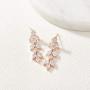SWEETV Cubic Zirconia Wedding Earrings for Brides Bridesmaids, Elegant Marquise Bridal Dangling Earrings, Crystal Drop earrings for Women Jewelry Gifts